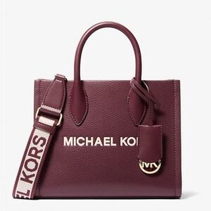 Michael Kors Mirella Small Pebbled Leather Crossbody Bag